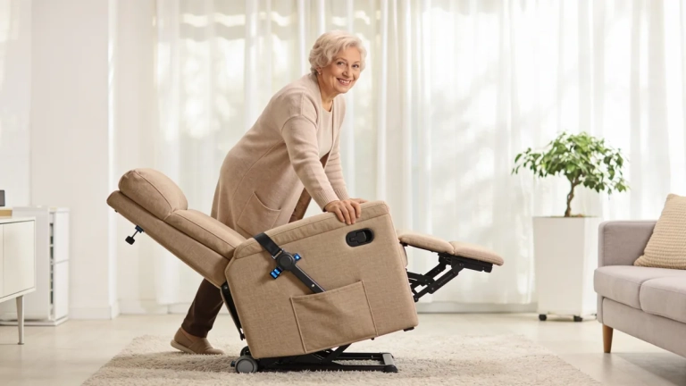 Fauteuil releveur : se lever sans douleur, gagner en confort et rester autonome à domicile